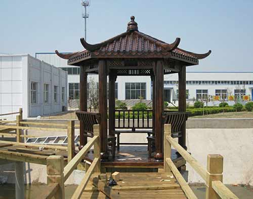 碳化木制品